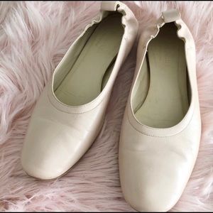 Everlane Day Flats leather flats in blush color